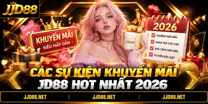 Các sự kiện khuyến mãi JD88 hot nhất 2026